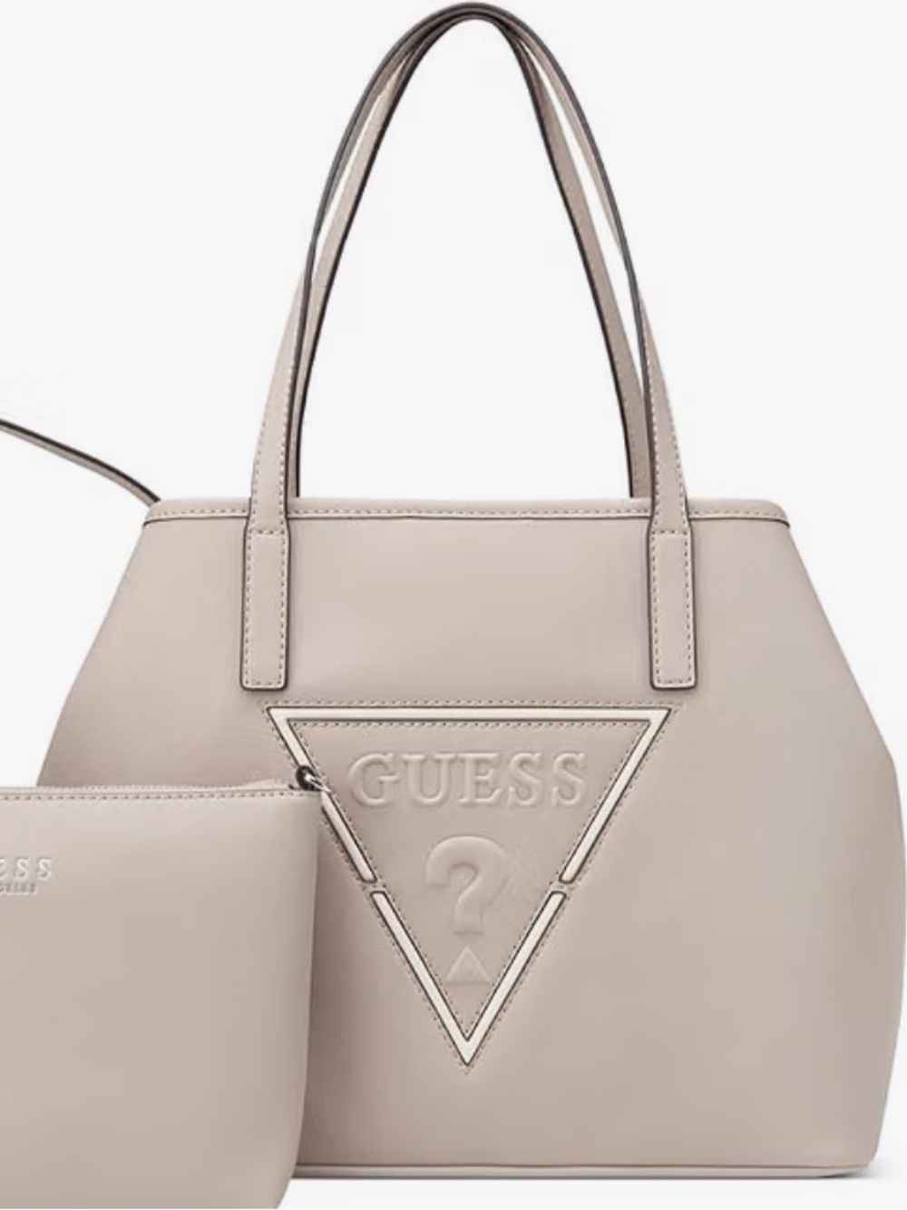 Guess logo portini trap tote - taupe